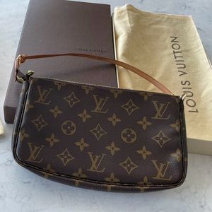 LOUIS VUITTON Monogram Pochette Accessories Baguette